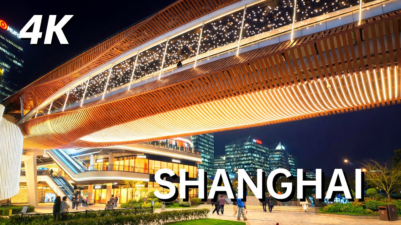 You've Never Seen China Like This! A Futuristic Night Walk in Shanghai Qiantan Taikoo Li