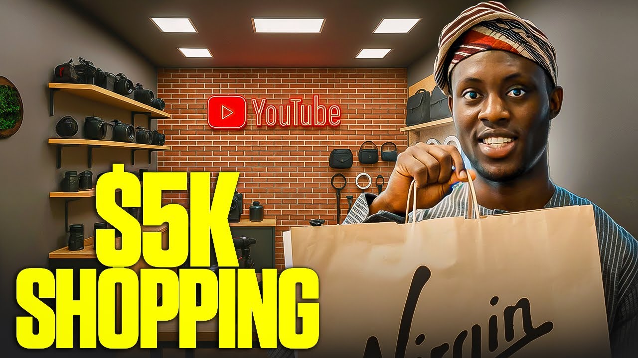 Abdul-Qawiyy Spent $5K shopping for Cameras in Dubai