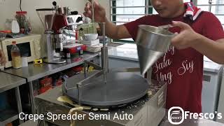 Crepe Spreader Semi Auto Fresco