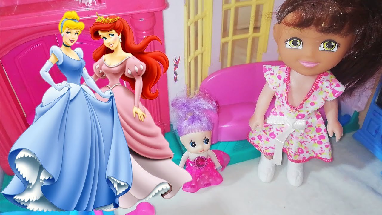 رؤى وجنه في حفلة الاميرات - عائلة عمر - جنه ورؤي - YouTube