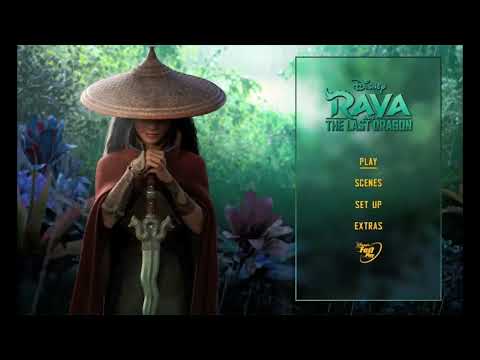 Raya and the Last Dragon (2021) - Dvd Menu Walkthrough