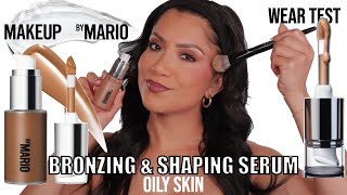 *new* MAKEUP BY MARIO SOFTSCULPT BRONZING & SHAPING SERUM REVIEW & 11HR WEAR TEST | MagdalineJanet