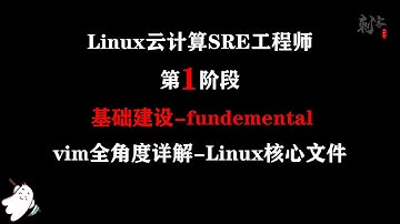 Linux云计算SRE工程师 vim全角度详解-服务器使用-Linux核心文件7