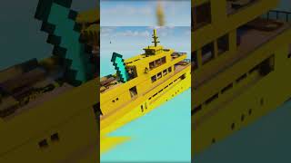 $1,000,000,000 Mega Yacht vs Diamond Sword #shorts #titanic #yacht #satisying