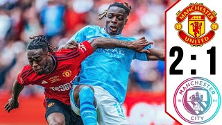 Man United - Man city (2-1) FINAL FA Cup 2024 ⚪🔥 Manchester City vs Manchester United
