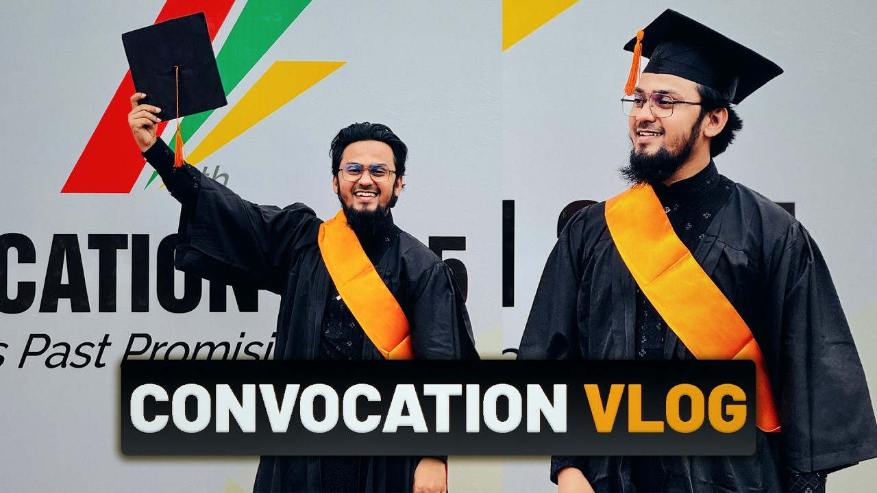 Convocation VLOG: Graduated from the Department of Journalism, Communication, and Media Studies