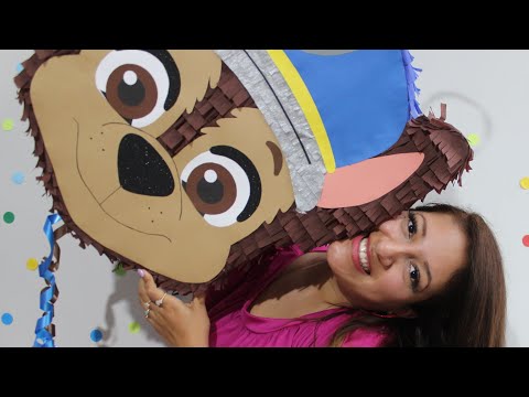 Piñata Chase Paw Patrol Cumpleaños Patrulla Canina