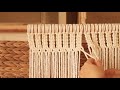 How to make a Macrame Curtain.