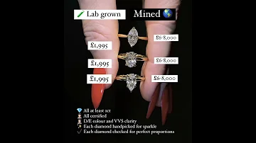 Lab grown VS. mined #diamonds