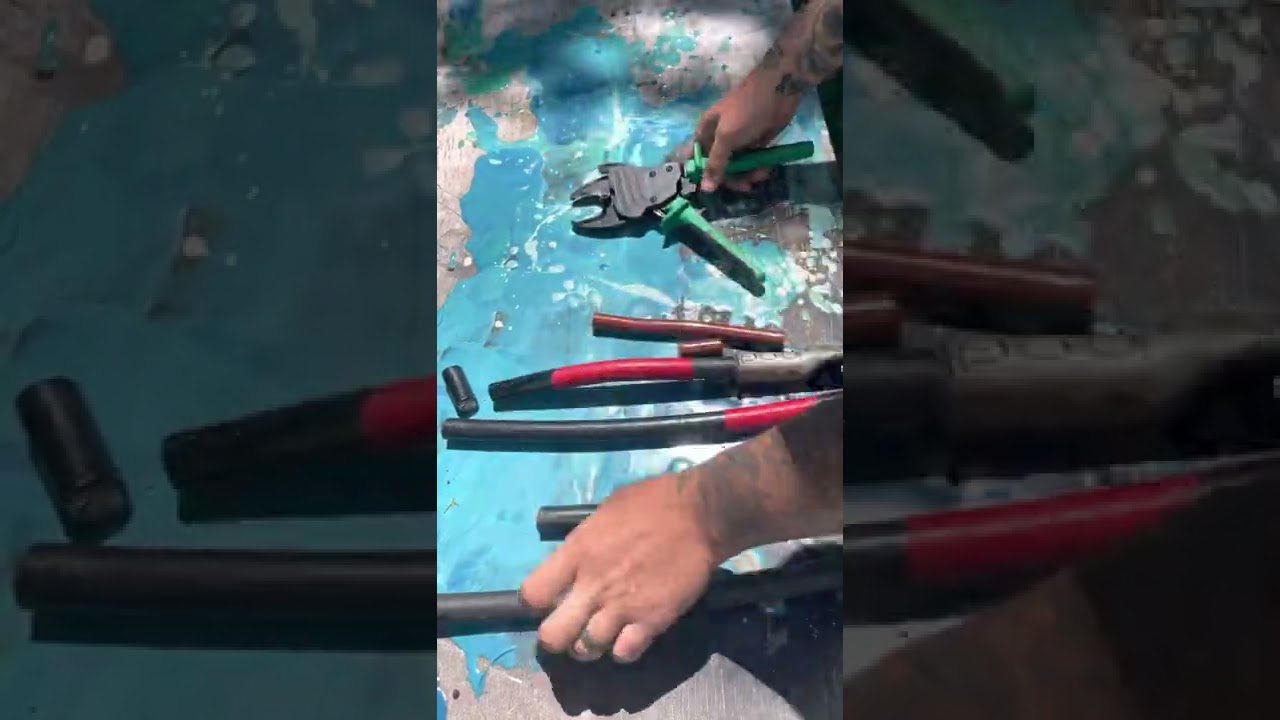 New GreenLee open jaw ratcheting cable cutter YouTube