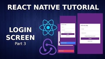 React Native Tutorial #10.2 - Login Page #3 - Implementing recover password with React Redux