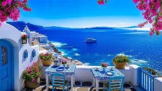Smooth Jazz Music And A Relaxing Morning Sea View - Jazz Instruments And The Soothing Sound Of Waves