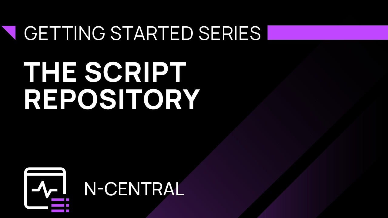 The Script Repository for N-central - YouTube