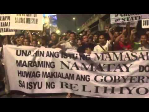 Iglesia members gather at EDSA Shrine