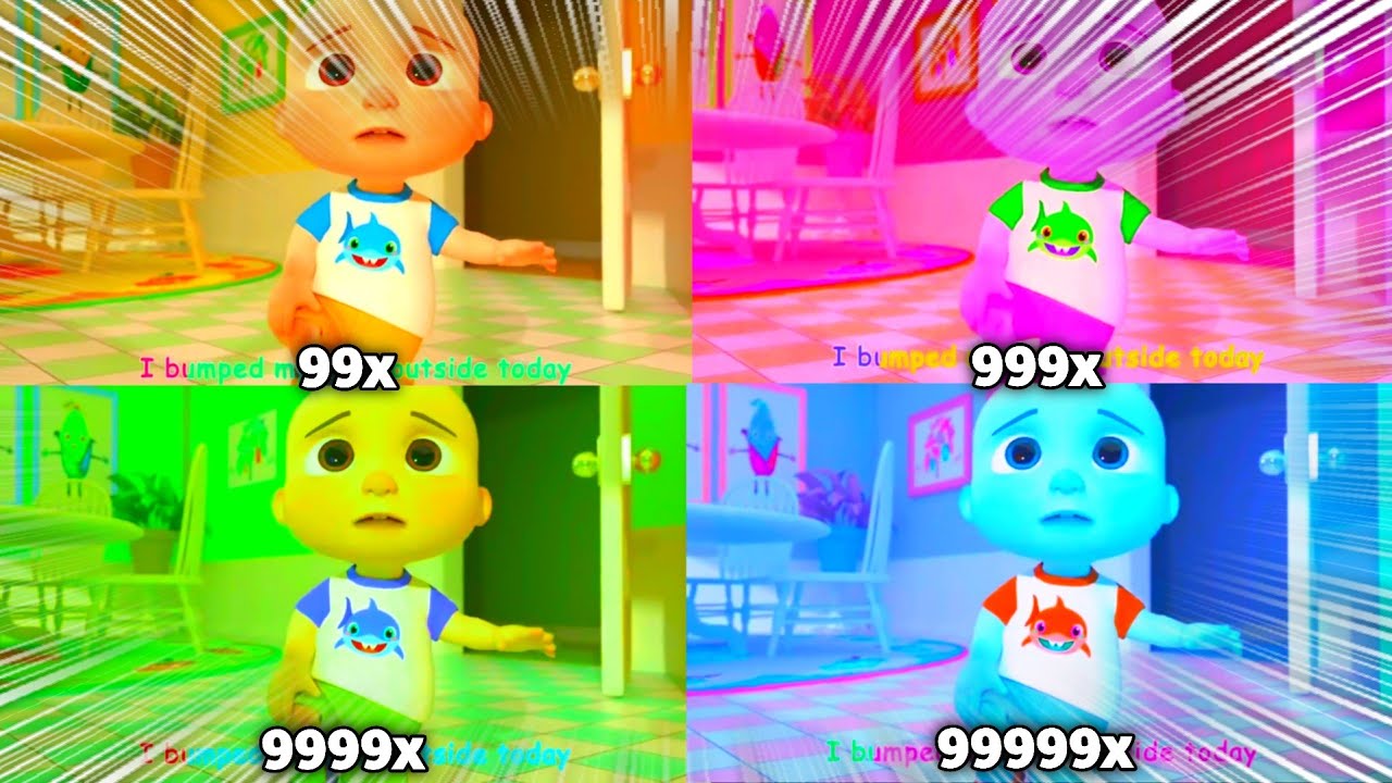 Песня Boo Boo Mommy Mommy Yes JJ? Вступительный логотип, ускоренный до 999999x, эффекты Klasky Cs...