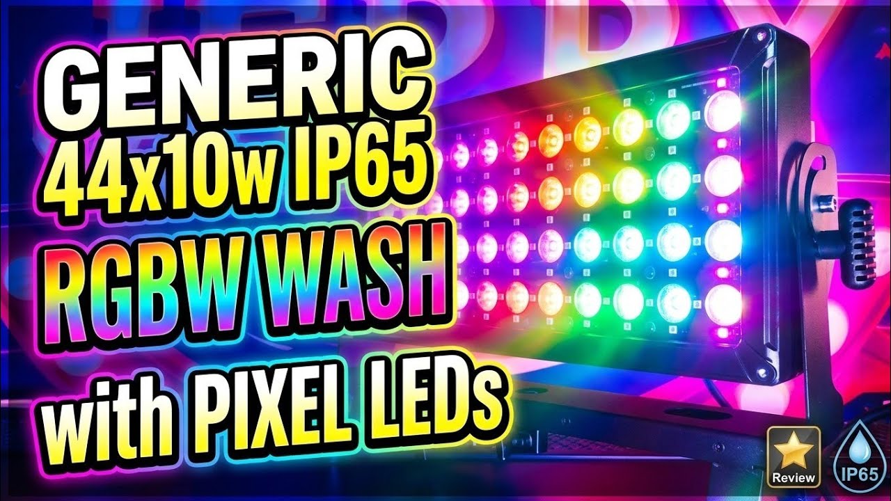 44×10W IP65 RGBW Pixel Wash — Outdoor Beast or Budget Bust?