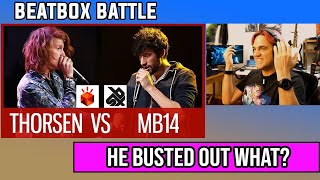 THORSEN vs MB14 | Grand Beatbox Reaction LOOPSTATION Battle 2016 | Swissbeatbox Beatboxing!