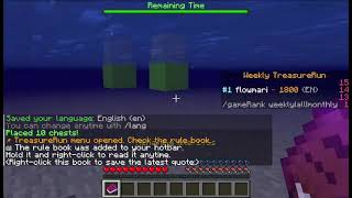 TreasureRun Gameplay Demo | Minecraft Spigot 1.20.1 Plugin
