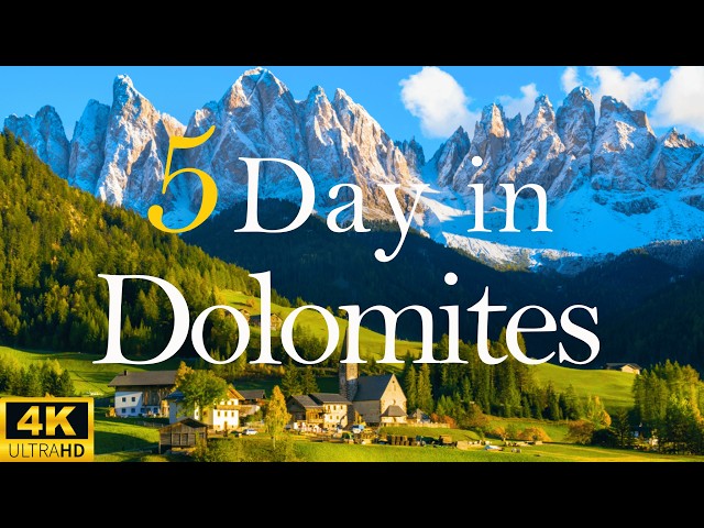 Travel vlog - How to Spend 5 Days in DOLOMITES Italy Road Trip  | Travel Itinerary