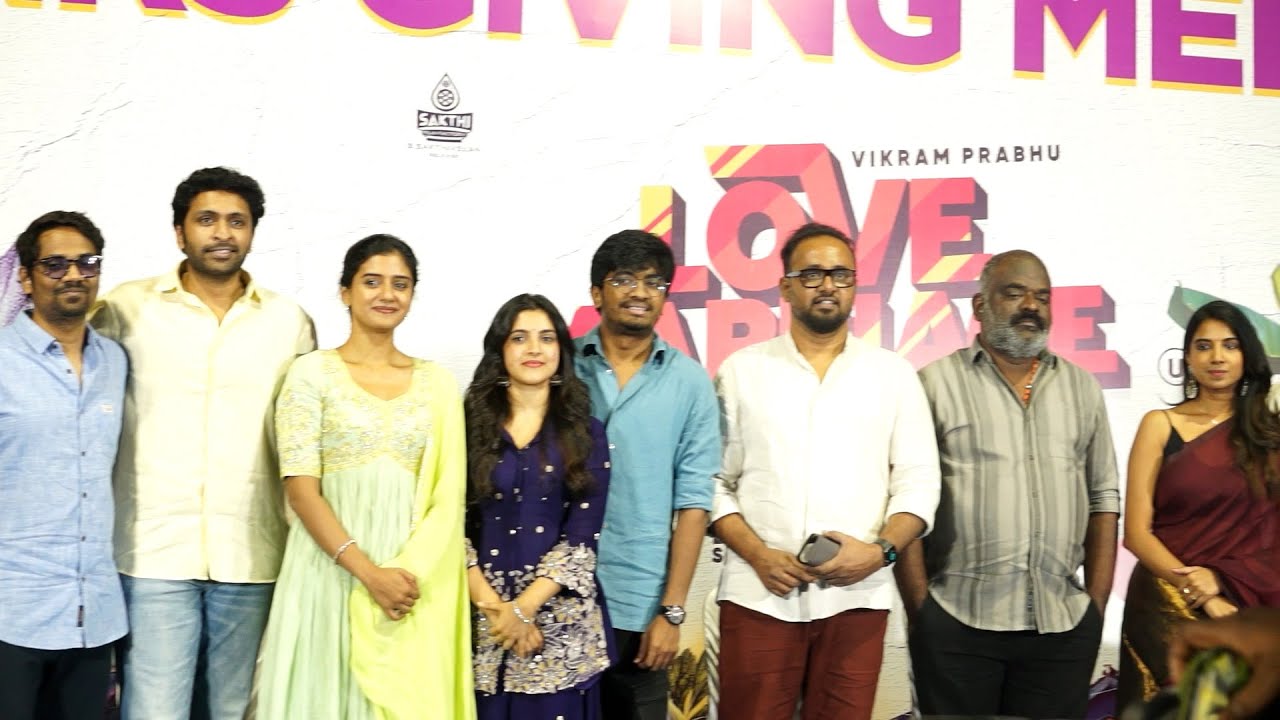 Love Marriage Movie Successmeet | Vikram Prabhu |  Shanmuga Priyan | Sushmitha Bhat | Arul Doss