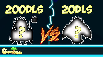 Growtopia | 200 Dls Vs 20 Dls Set Challenge! *Best Sets in GT*