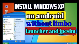 Install windows on android phone without limbo - launcher and jpcsim. screenshot 5