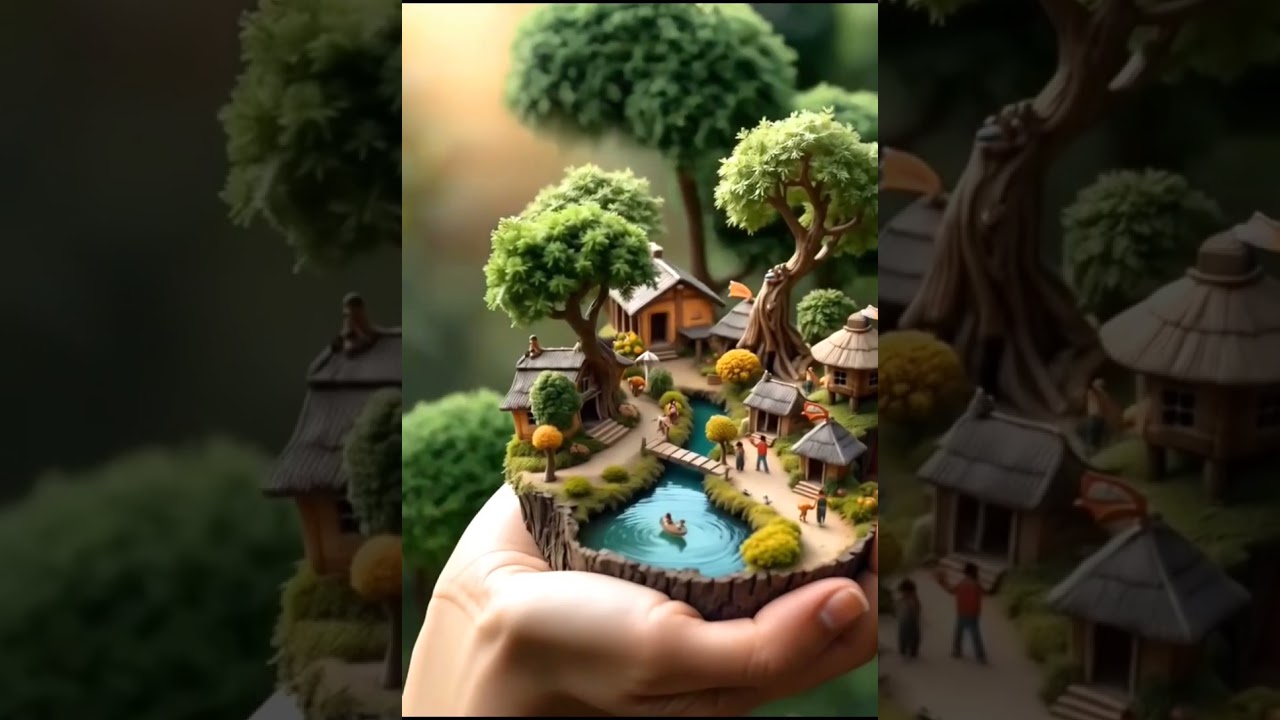 This Miniature Village Will Blow Your Mind! 🏡✨ 