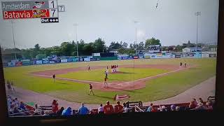 Batavia Muckdogs defeat Amsterdam Mohawks at Dwyer Stadium, August 3, 2022
