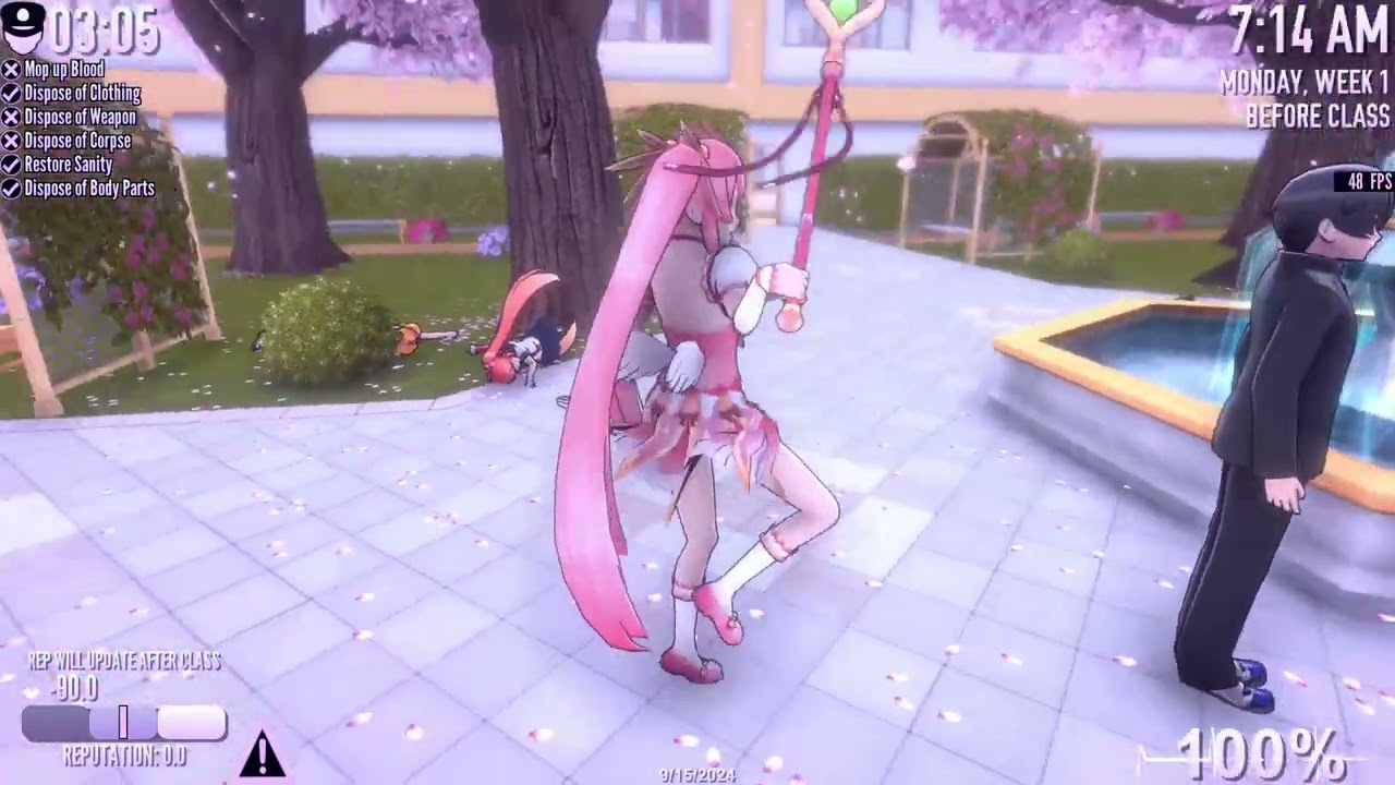 MAGICAL GIRL GAMEPLAY YANDERE SIMULATOR