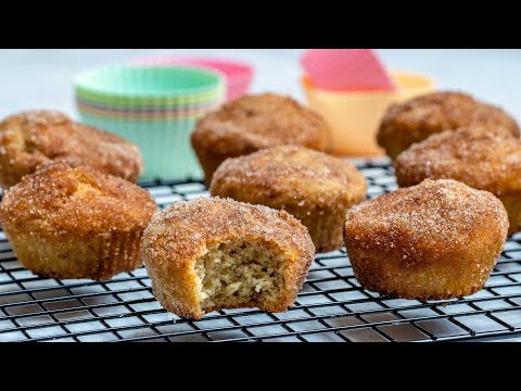 Keto Cinnamon Sugar Donut Muffin Recipe  Life For That Atkins Diet hqdefault