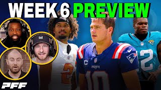 2025 NFL Week 6 Preview | PFF NFL Show