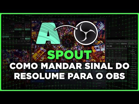 How to Send a Signal from RESOLUME to OBS - SPOUT