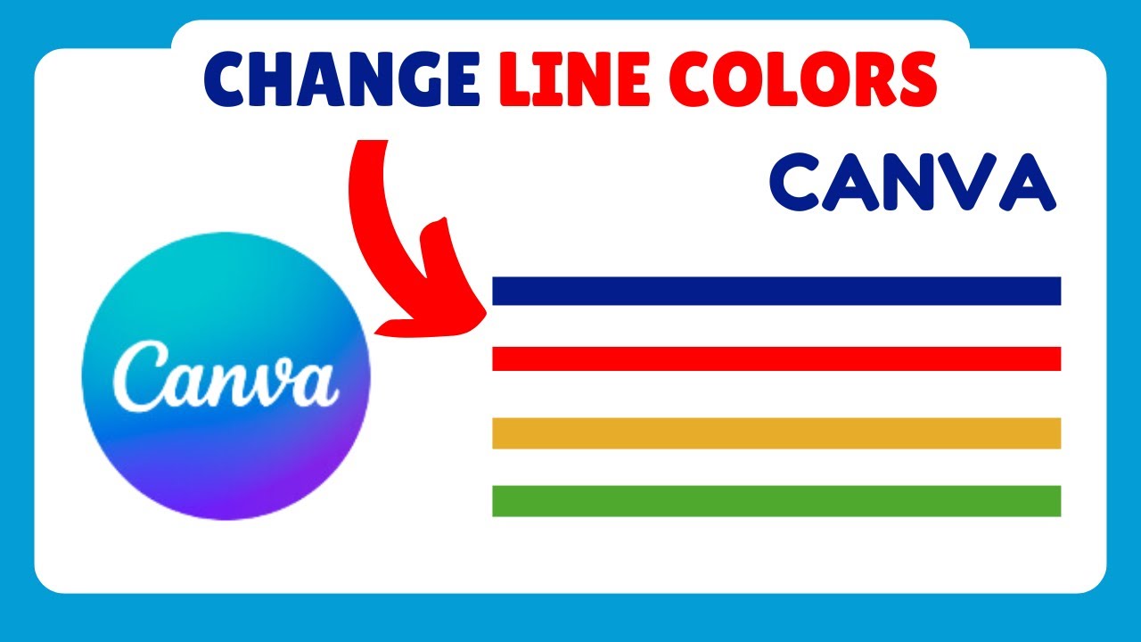 Canva Color Magic Change Line Colors Easy Tutorial - YouTube
