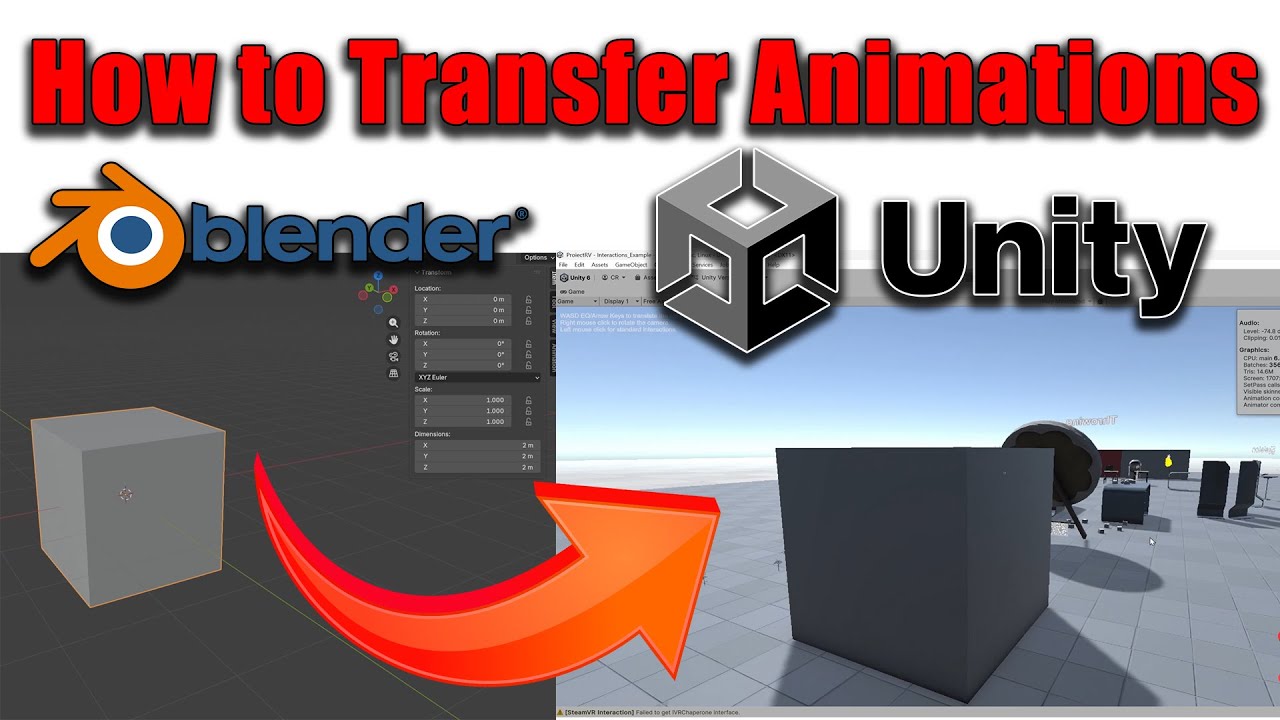 How to Transfer Animation from Blender to Unity - Case study Default ...
