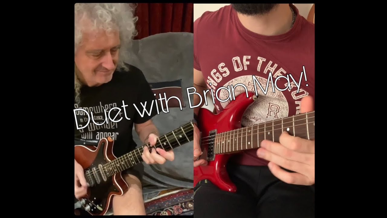 PLAYING WITH BRIAN MAY We Are The Champions Quarantine Duet with