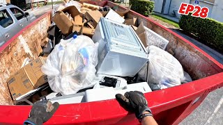 DUMPSTER DIVING! A Nice Medical Open Top Haul!