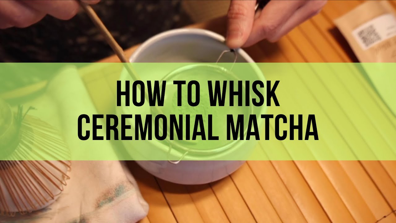 How to Whisk a Bowl of Matcha (Video!) - The Garden Grazer