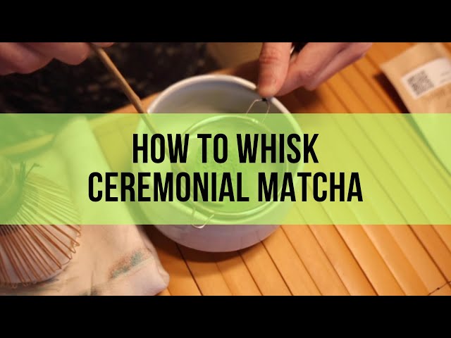 How to Whisk a Bowl of Matcha (Video!) - The Garden Grazer