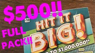 🔥HIT IT BIG!!🔥 $500 FULL PACK!!🔥 OHIO LOTTERY SCRATCH OFFS!!🔥