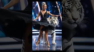 Shocked The Agt Stage, The Transformation Of A Woman Into A Tiger