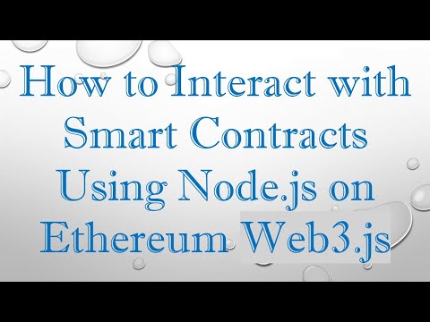 How to Interact with Smart Contracts Using Node.js on Ethereum Web3.js