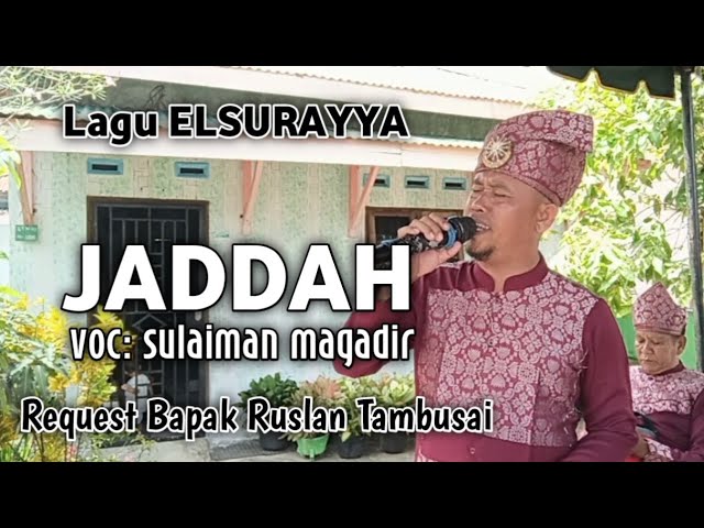 JADDAH | ELSURAYYA MEDAN | SULAIMAN MAGADIR COVER class=