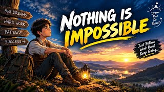 Full Nothing Is Impossible | Believe in Yourself | A Motivational Story Guide