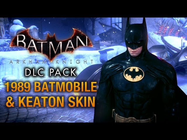 Batman: Arkham Knight - 1989 Batmobile & Keaton Skin (Race Tracks
