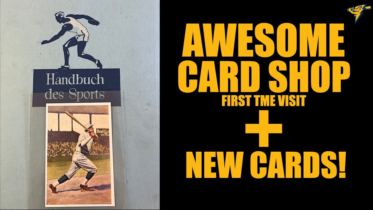 I Visited an Awesome Baseball Card Shop in New Jersey. Purchased Some Cards & More!