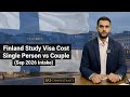 Finland Study Visa Cost for Single Person and Couple for Sep 2026 Intake