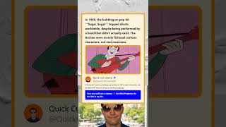 In 1969 the bubblegum pop hit Sugar Sugar topped charts worldwide despite being performed by a band