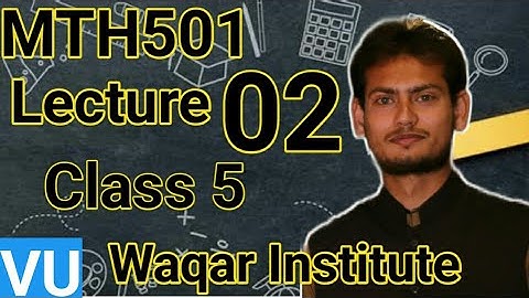 MTH501 Lec 2 Class 5 Minor and Cofactor of an element of a matrix ll Waqar Institute