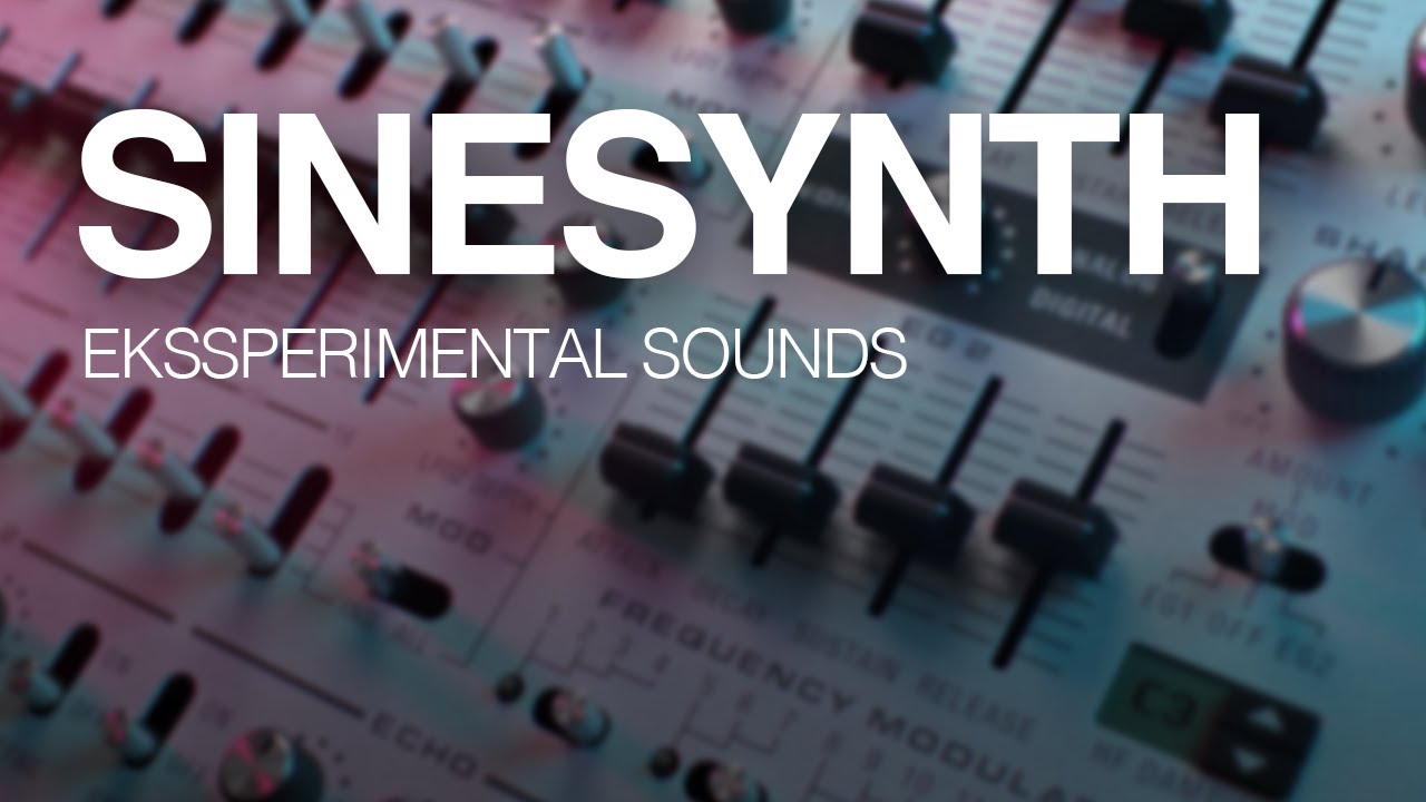 Testing out the new synth from Ekssperimental Sounds - SineSynth