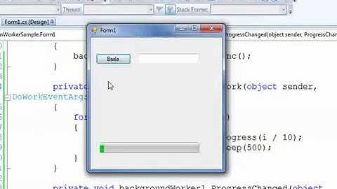 Background Worker Control